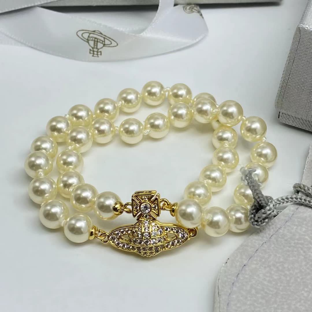 Vivienne Westwood Double-Strand Pearl Necklace